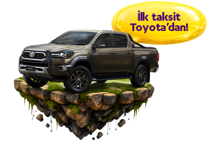 Hilux 4x2 için İlk Taksit Toyota'dan!